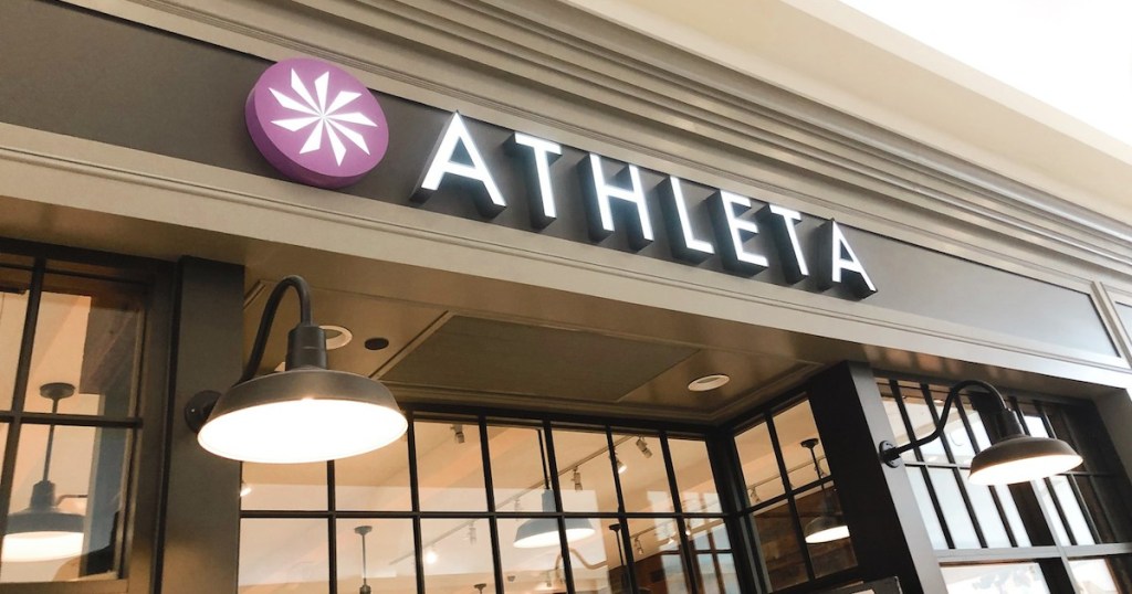 store front of athleta