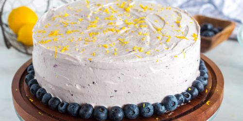This Lemon Blueberry Cake is Divine!