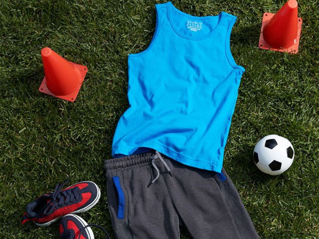 boys activewear sears on gas with soccer ball