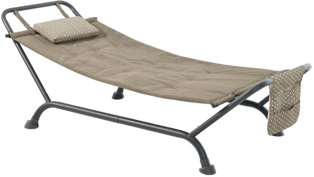 brown fabric hammock