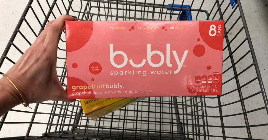 Bubly Sparkling Water 8-Pack ONLY $3.72 on Walmart.com | Just 47¢ Per Can!