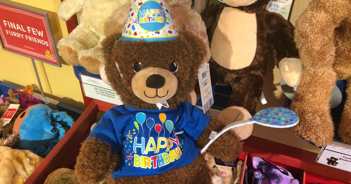 build a bear happy birthday bear