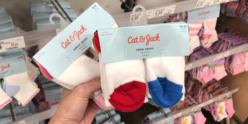 Cat & Jack Toddler Socks 6-Pack Only $3 at Target.com + More