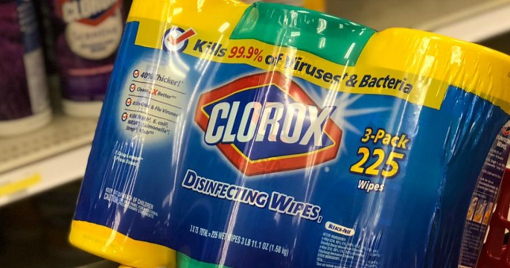 Clorox & Lysol Disinfecting Wipes 3-Packs from $9.94 on Walmart.com