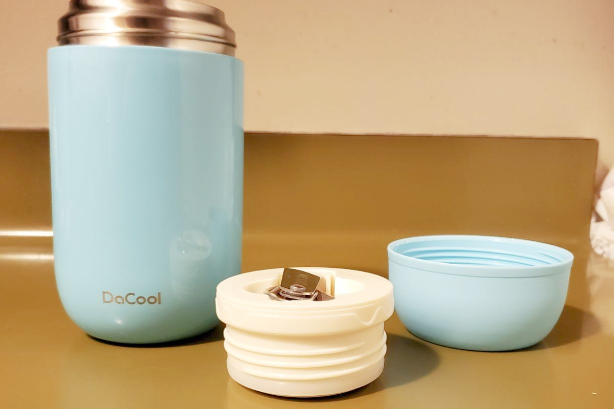 DaCool insulated thermos on counter