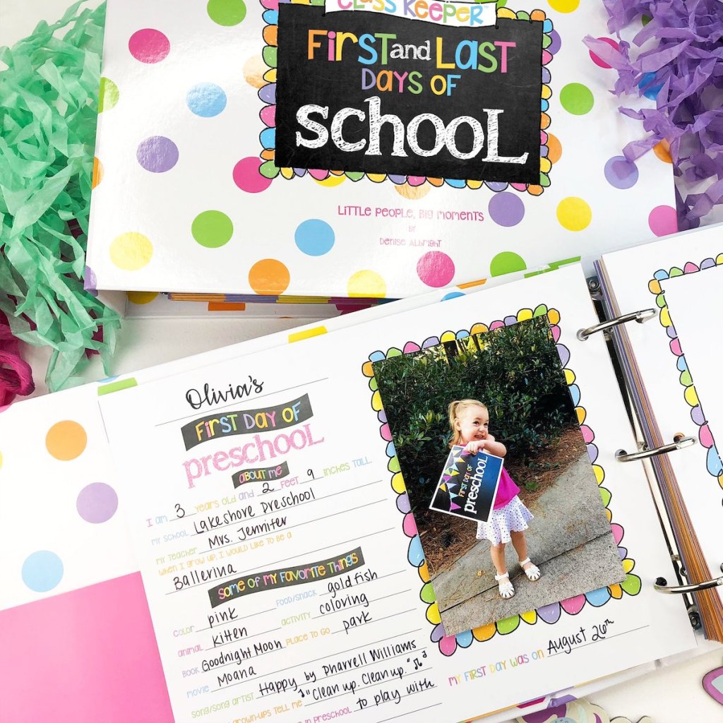 Class keeper first day of school page 