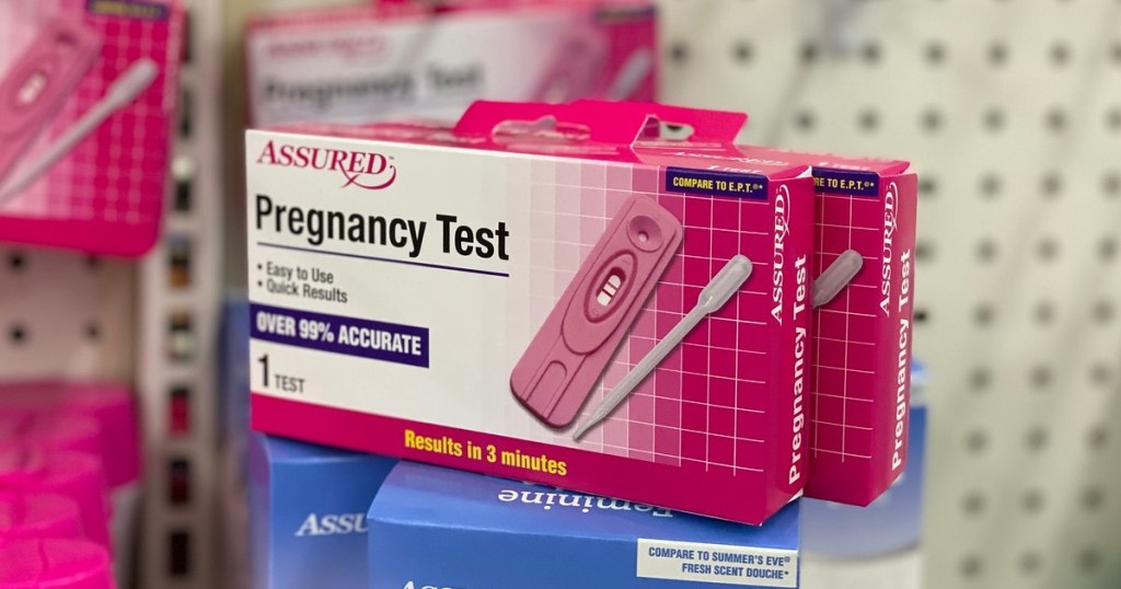 pregnancy test at Dollar Tree