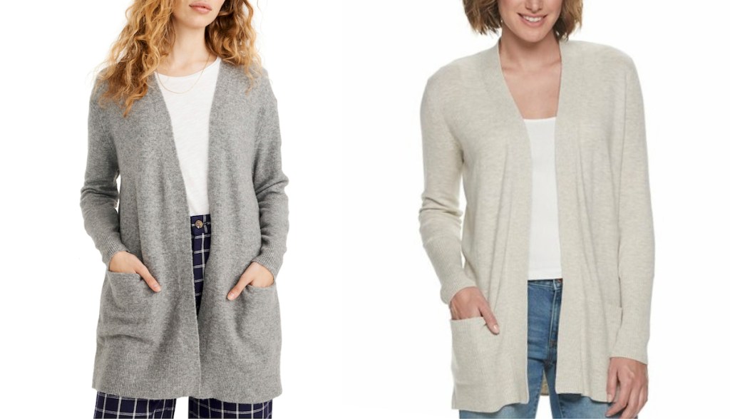 gray cardigan sweaters nordstrom knockoffs
