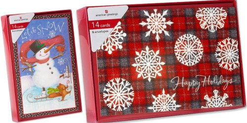 American Greetings Holiday Cards 14-Count Boxes as Low as $3 at Amazon