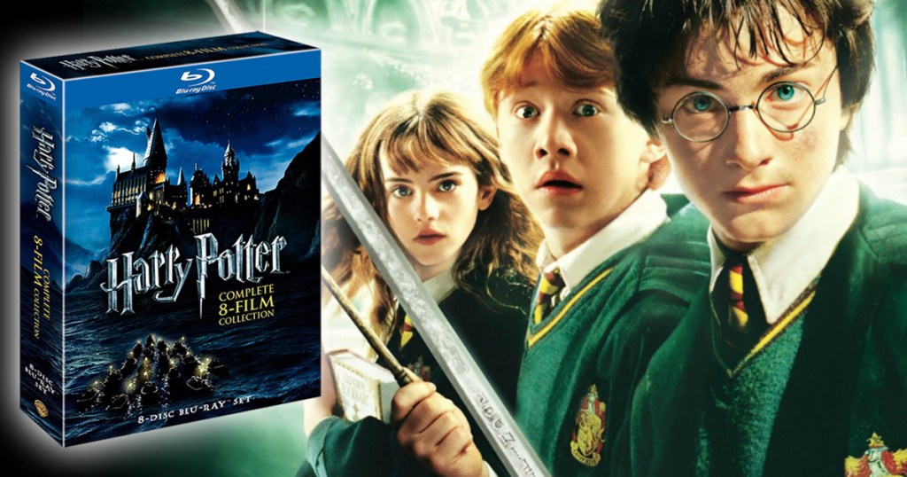Harry Potter Complete 8-Film Blu-Ray Collection Only $27.49 Shipped at   (Regularly $100)