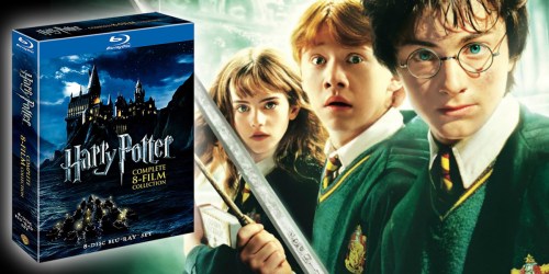 Harry Potter Complete 8-Film Blu-Ray Collection Only $27.49 Shipped at Amazon (Regularly $100)