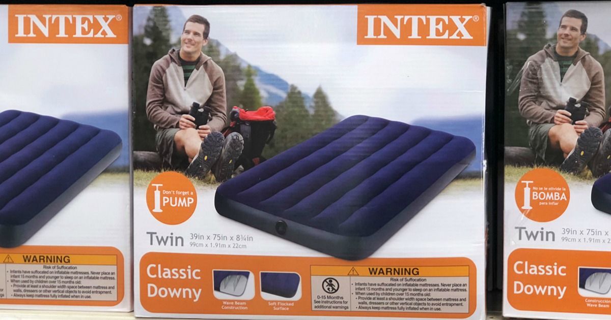 intex air mattress wont stay on
