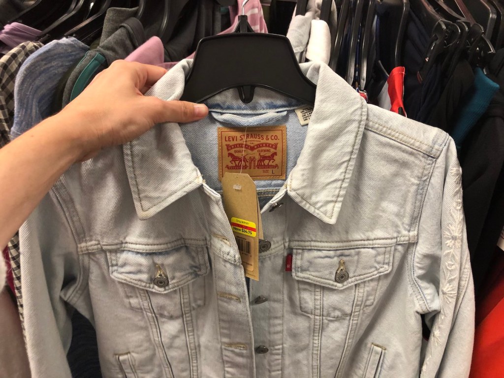 levi strauss jean jacket held up in store