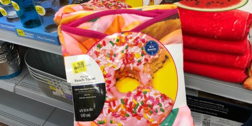Mainstays Outdoor Blankets & Round Beach Towels $5 or Less at Walmart