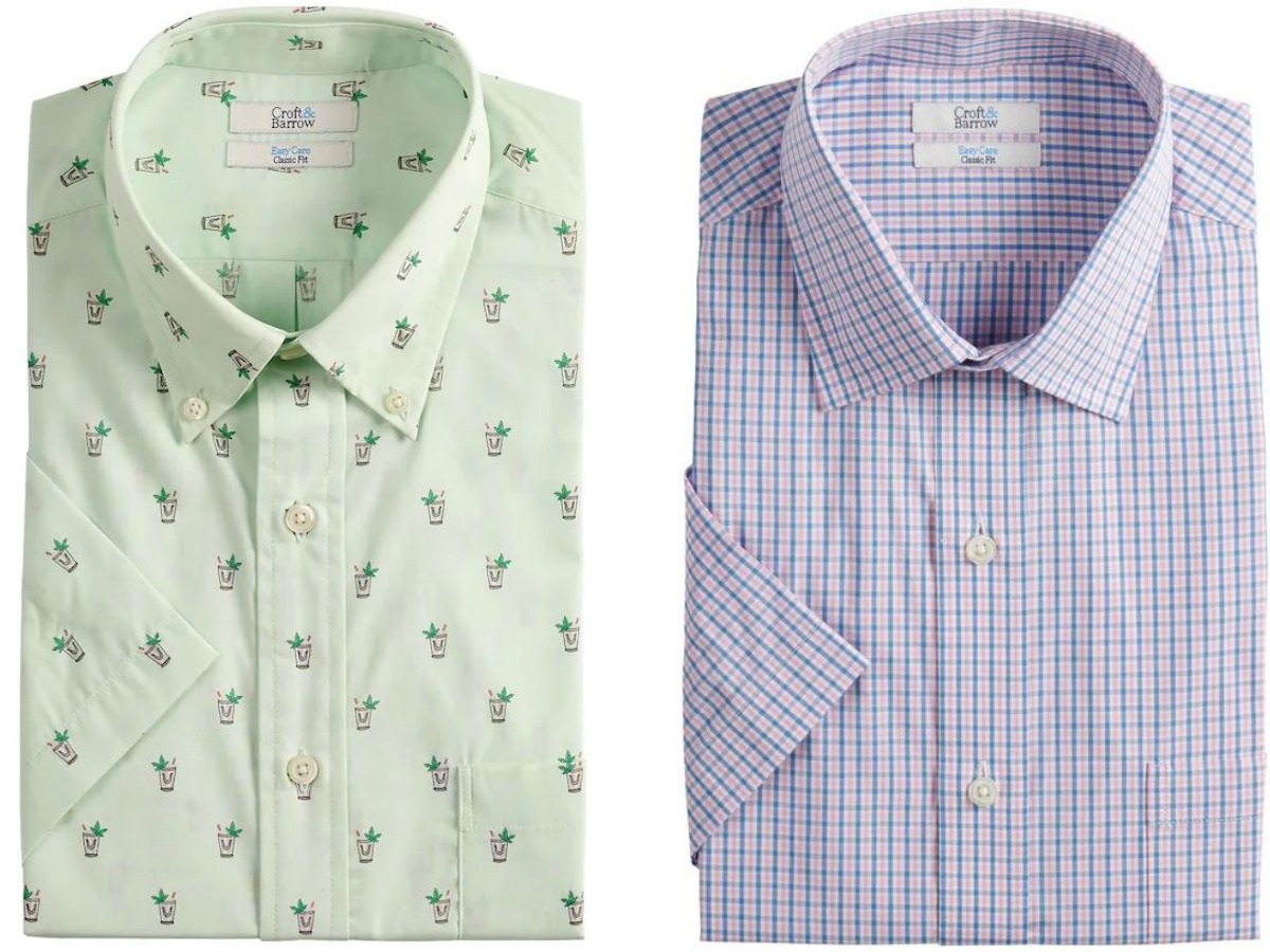 kohls short sleeve dress shirt