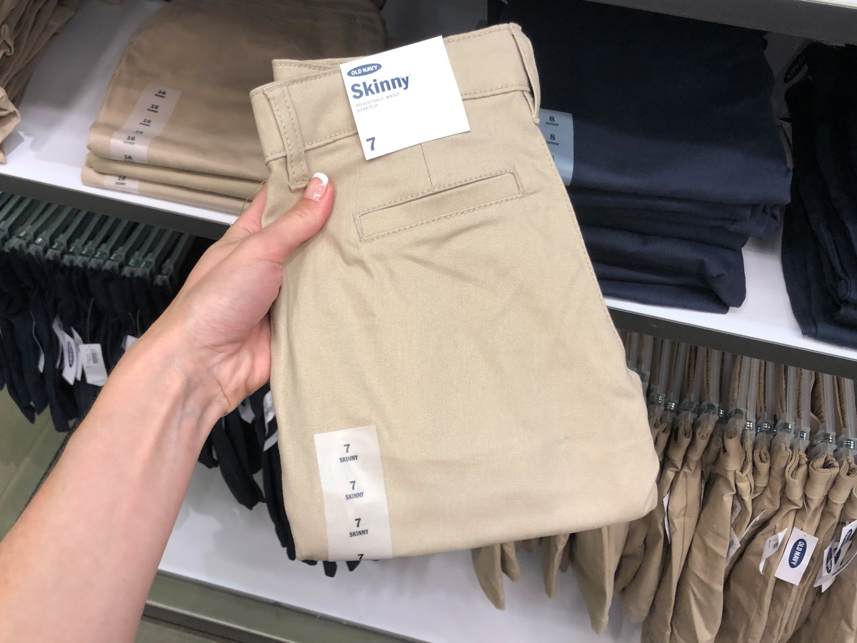 Old navy kids uniform pants sale