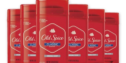 Old Spice Classic Deodorant 6-Pack Just $10.47 at Amazon (Only $1.75 Each)