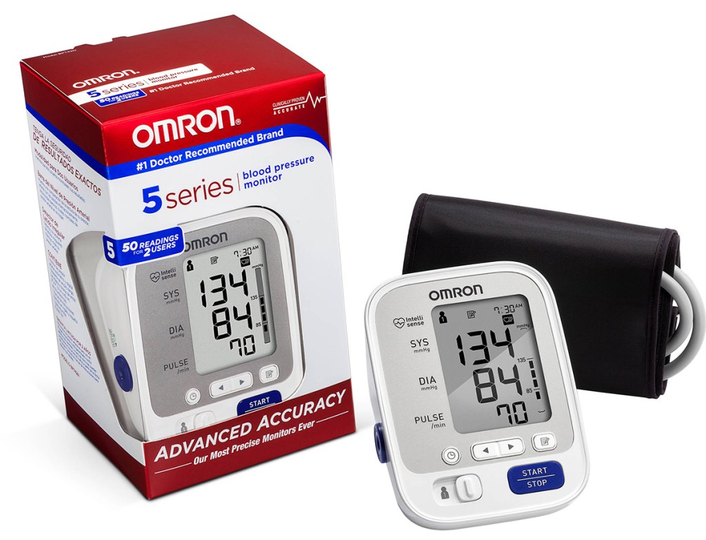 omron 5 series blood pressure monitor