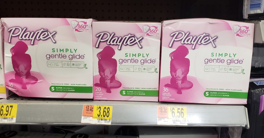 playtex simply glide tampons