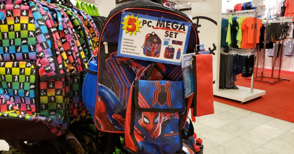 spiderman backpack in store at macy's