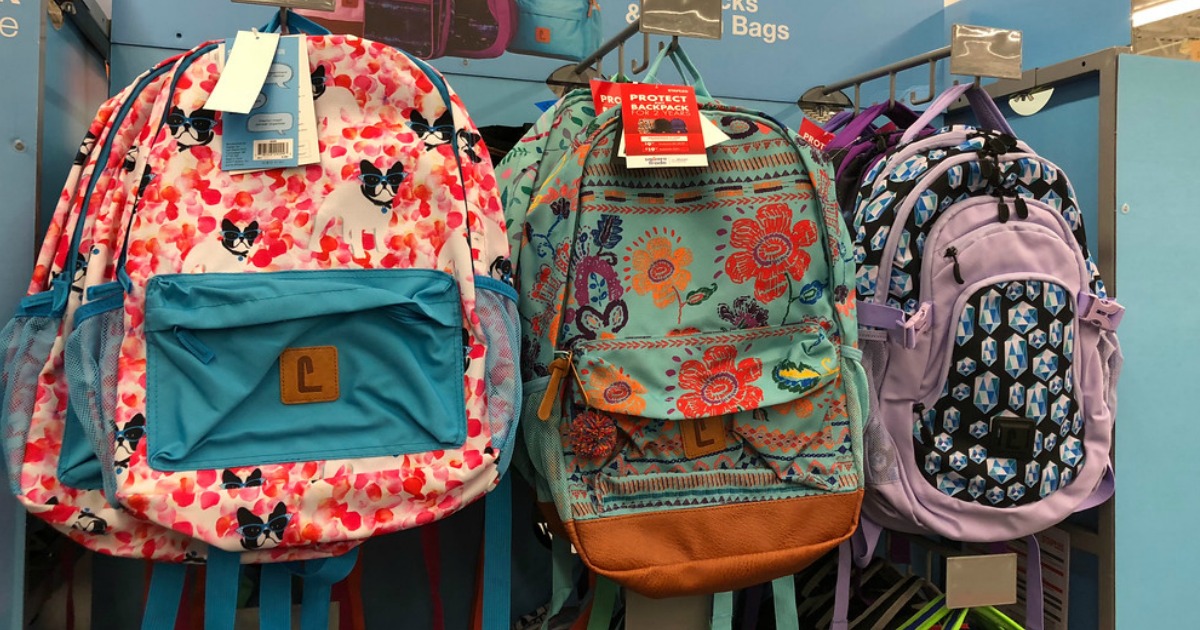 staples backpacks