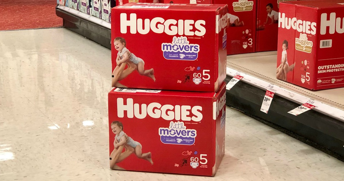 huggies little movers diapers at target