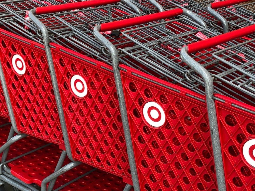 target shopping carts