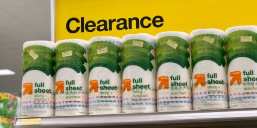 Up & Up Paper Towel Rolls Just 58¢ at Target