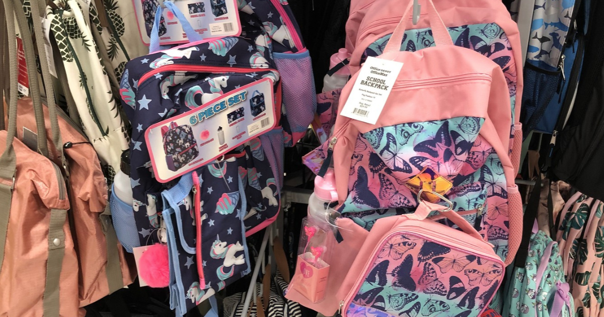 Office depot store $10 backpacks