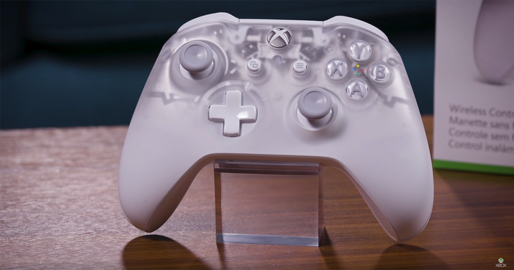 xbox phantom white gaming controller