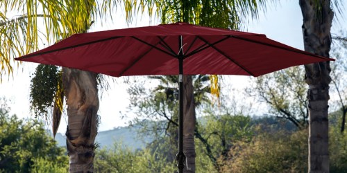 10′ Outdoor Patio Umbrella w/ Tilt & Crank Just $35.99 Shipped (Regularly $89+)