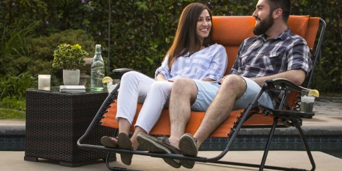 2-Person Zero Gravity Chair Lounger Only $89.99 Shipped (Regularly $222)