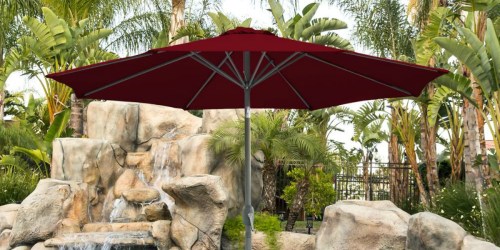 9′ Patio Umbrella w/ Crank Tilt Only $30.99 Shipped (Regularly $84)