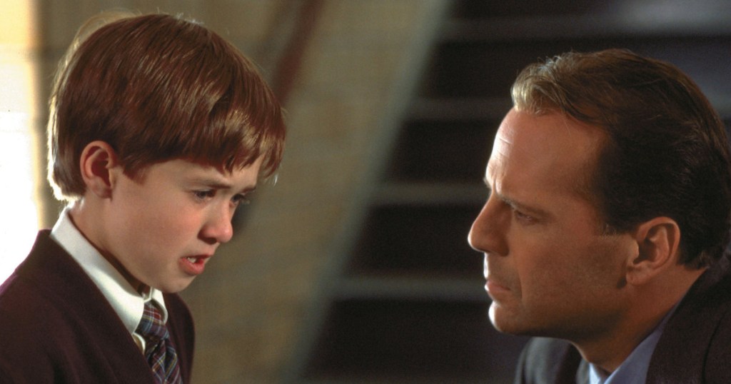Bruce Willis and Haley Joel Osment