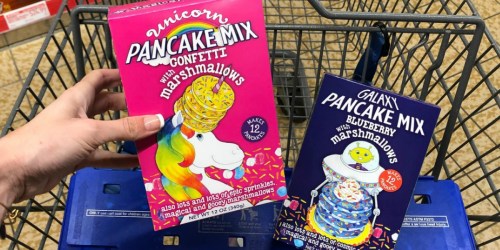 FUN Unicorn or Galaxy Pancake Mixes Only $2.99 at ALDI