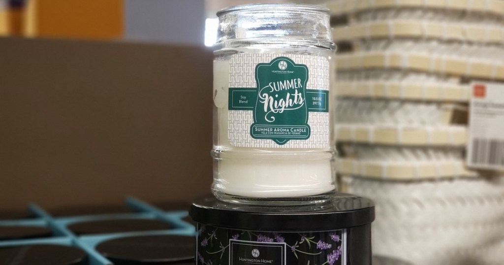 summer scented candles at aldi