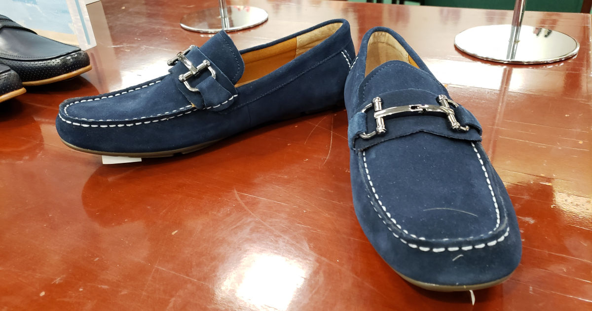 macy's blue suede shoes