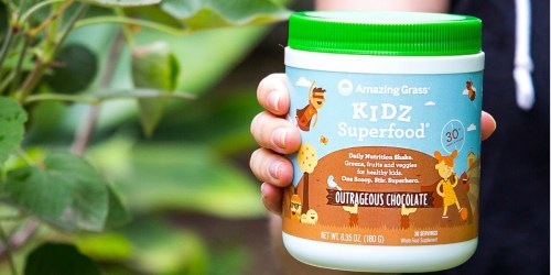 Amazing Grass Kidz Superfood Nutrition Shake Only $9 Shipped on Amazon + More