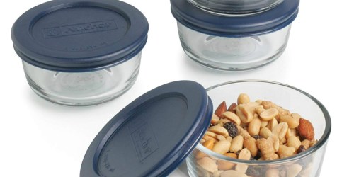 Four Anchor Hocking 1-Cup Glass Containers w/ Lids Only $6.96 on Amazon (Just $1.74 Each) + More