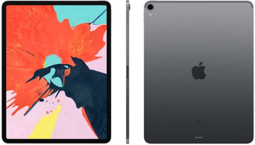 front side and back views of ipad pro