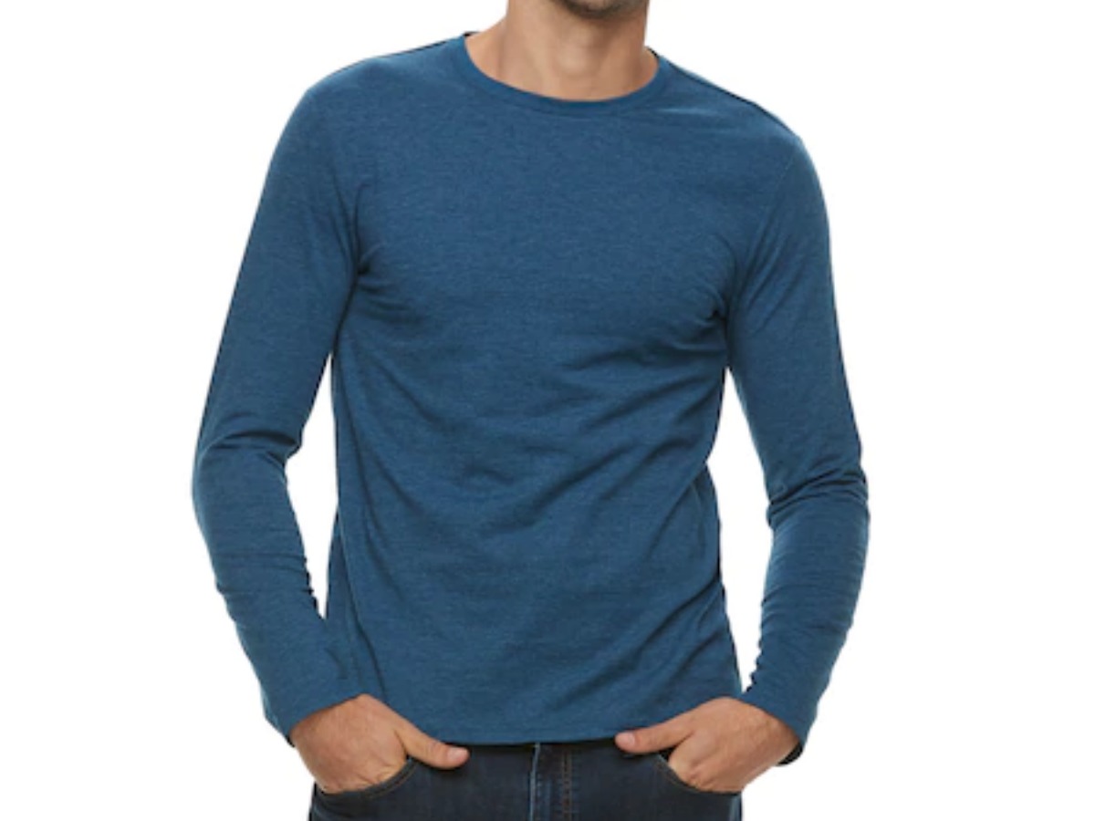 Apt 9 men's tee in blue