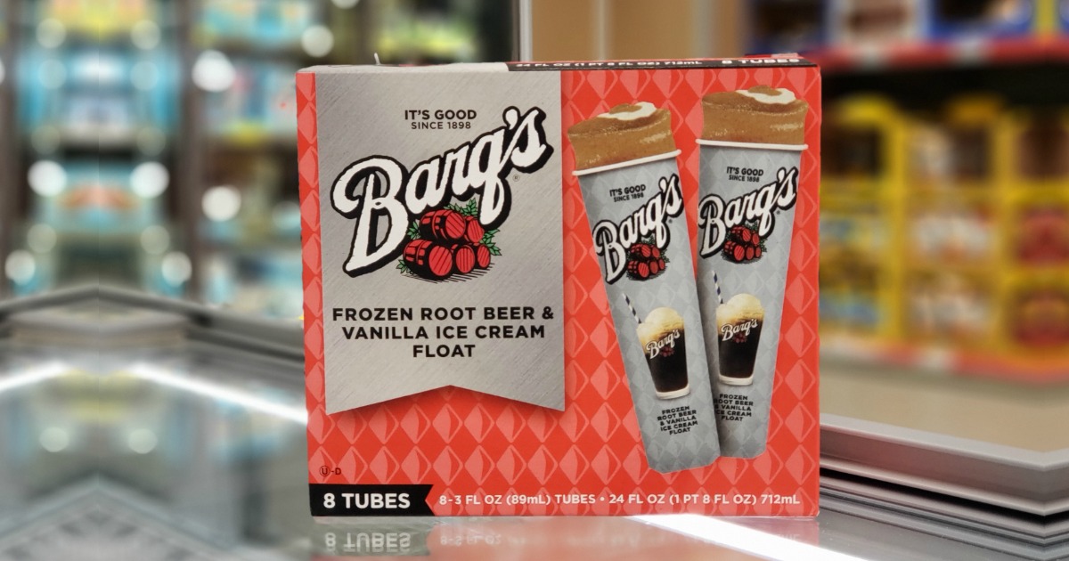 Box of Barq’s Root Beer Float Pops
