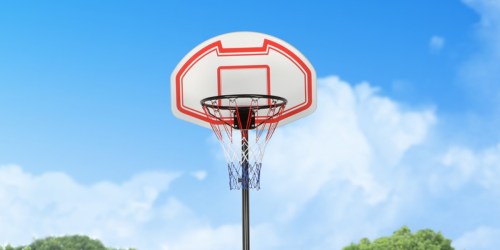 Portable Adjustable Basketball Hoop w/ Wheels Just $50.99 Shipped (Regularly $100)