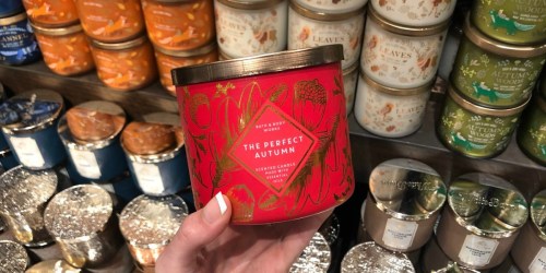 FREE Bath & Body Works 3-Wick Candle w/ ANY Online Purchase ($24.50 Value)