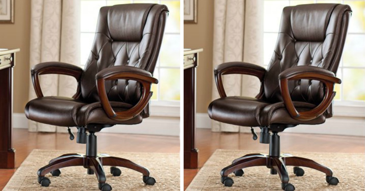 Better Homes And Gardens Bonded Leather Executive Office Chair 