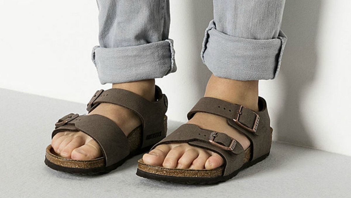 dark gray birkenstocks