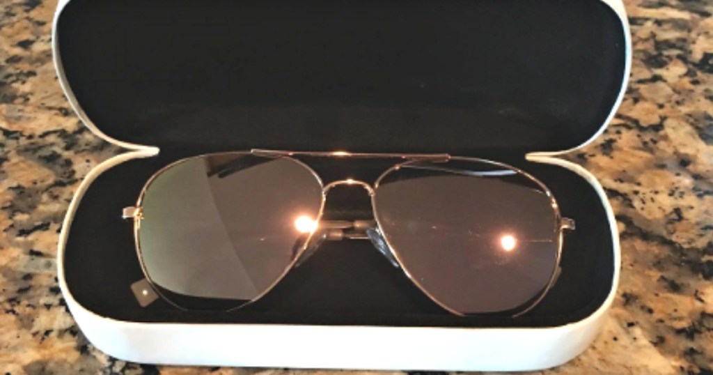 calvin klein sunglasses in case