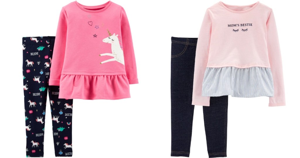 Carters 2-Piece Girls Sets on clearance at Kohl's