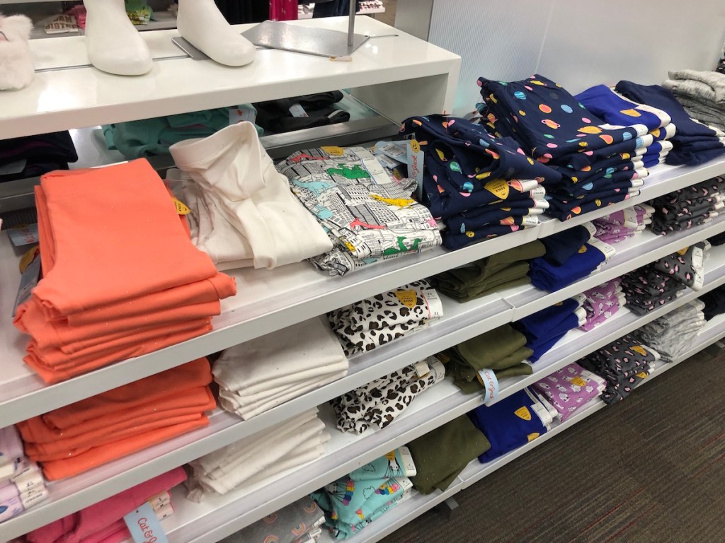 display of leggings at Target