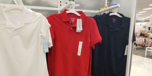 Cat & Jack Kids Uniform Polos as Low as $2.80 at Target + More